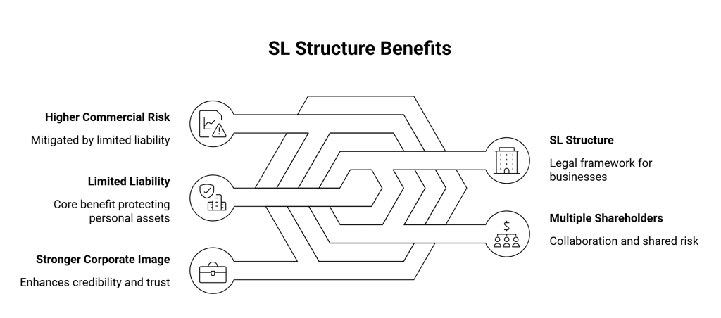 SL structure in Spain benefits