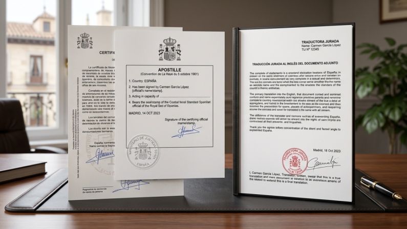 Apostille and sworn translation in Spain