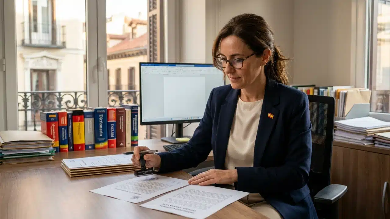 sworn translator in Spain