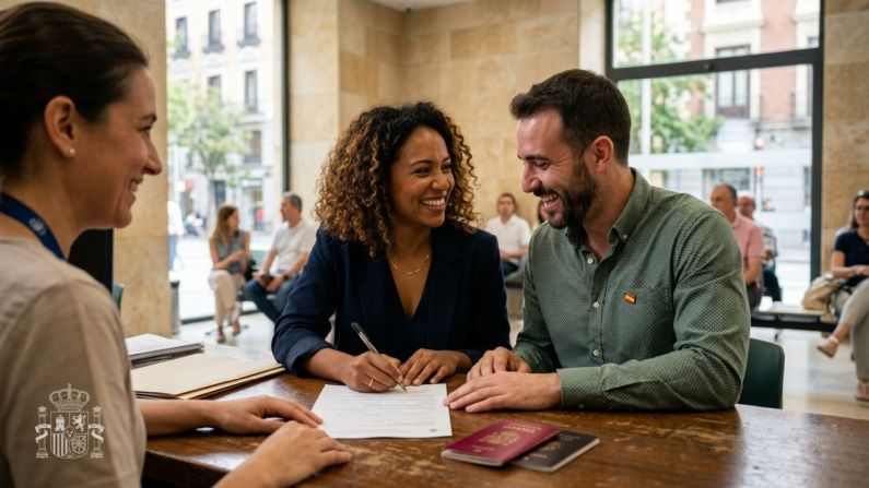 Residency through marriage to a Spanish citizen
