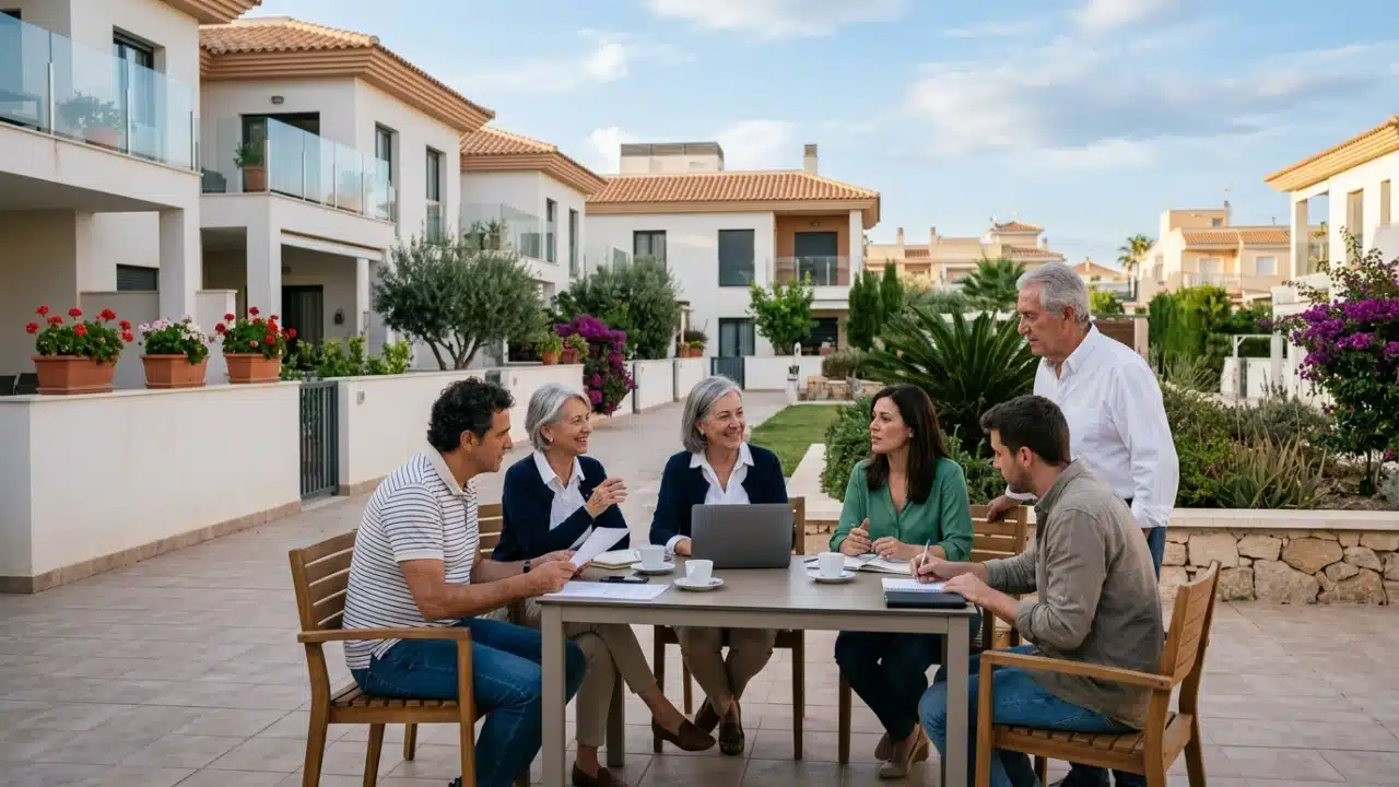 housing community in spain