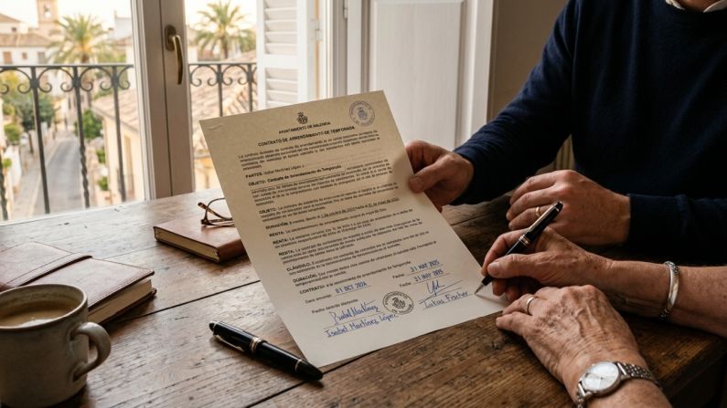 seasonal rental contract in spain